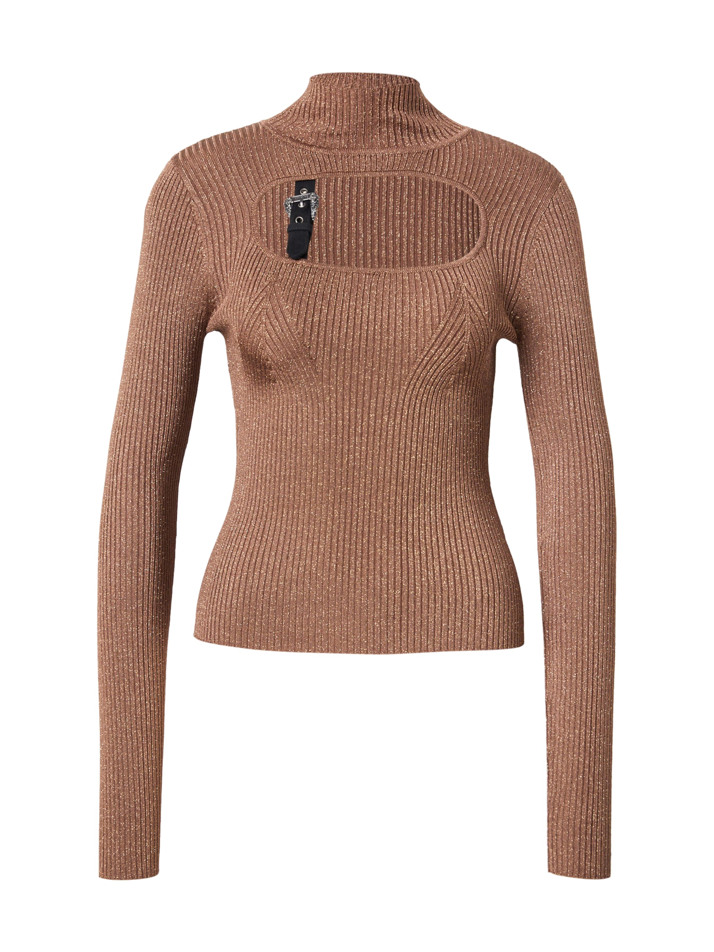 Pull-over Versace Jeans Couture en marron : devant