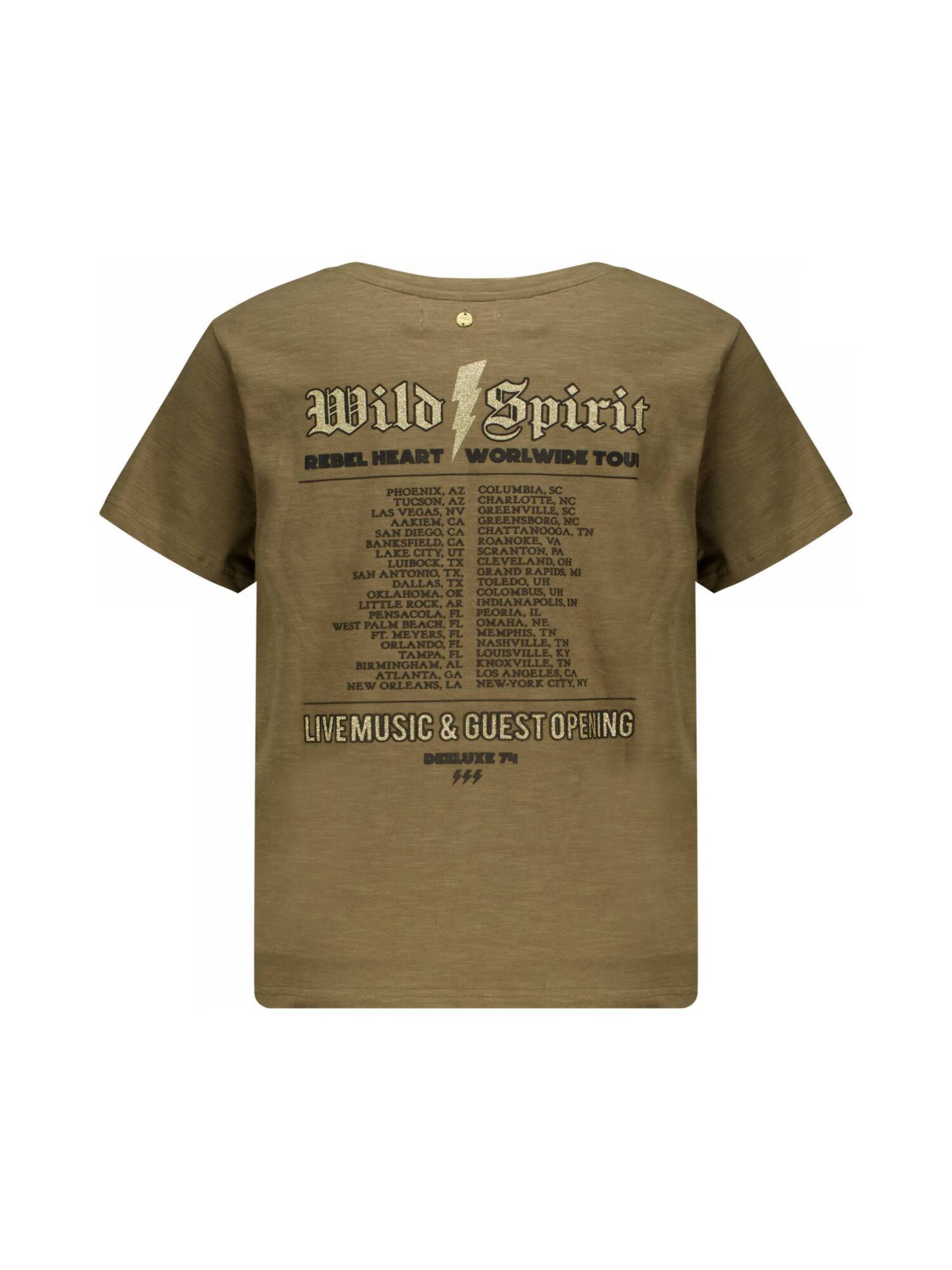 T-shirt 'Leona' Deeluxe en vert