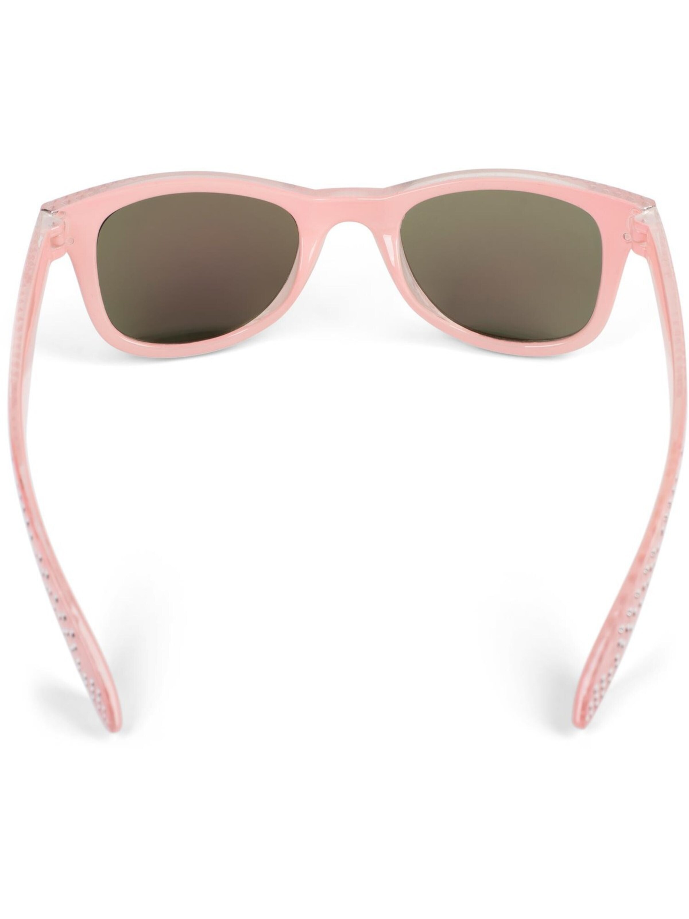 styleBREAKER Sunglasses 'Mädchen Nerd Sonnenbrille mit Strass' in Pink