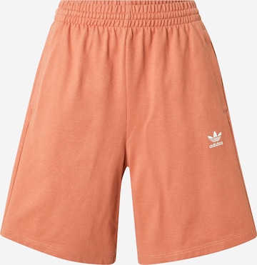 ADIDAS ORIGINALS Loose fit Trousers in Brown: front