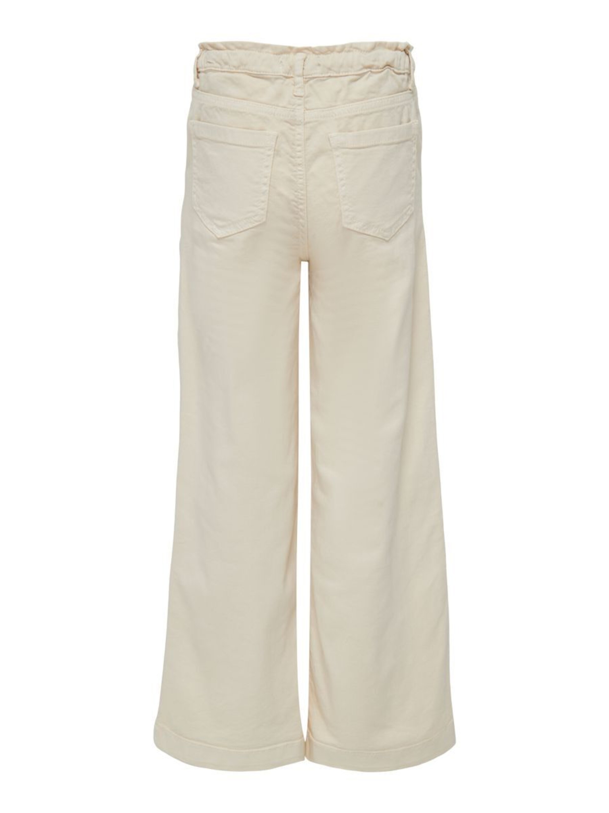 ONLY GIRLS Wide leg Byxa 'KOGNEW BROOK' i beige