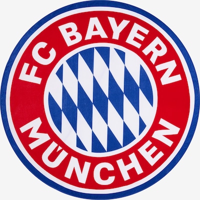 FC BAYERN MÜNCHEN Strandtuch Logo 'FC Bayern München' in blau / rot / weiß, Produktansicht