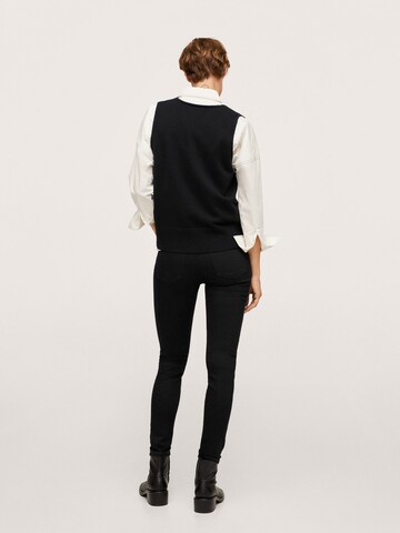 MANGO Skinny Jeans 'ELSA' in Schwarz