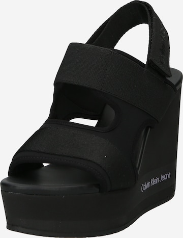 Calvin Klein Jeans Sandals in Black: front