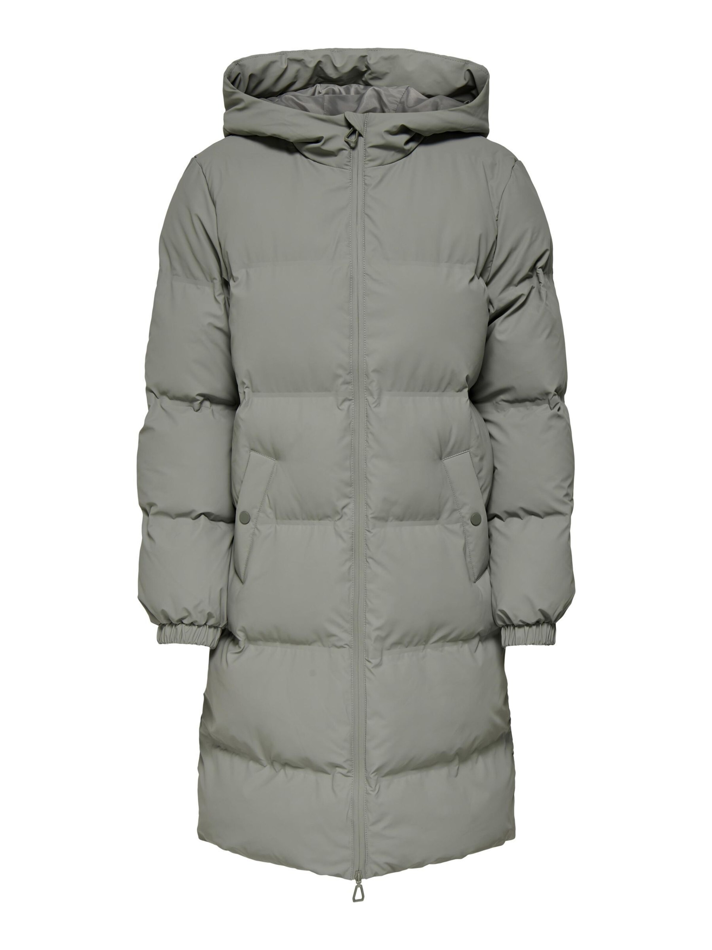 ONLY Wintermantel in Grijs: voorkant