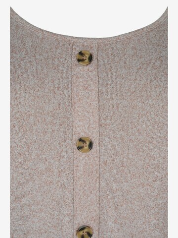 Zizzi Shirt 'Vlucca' in Beige