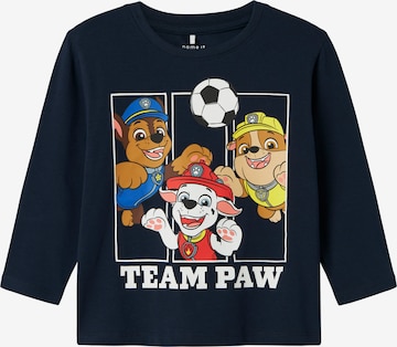 mėlyna NAME IT Marškinėliai 'NMMJOLL PAW': priekis