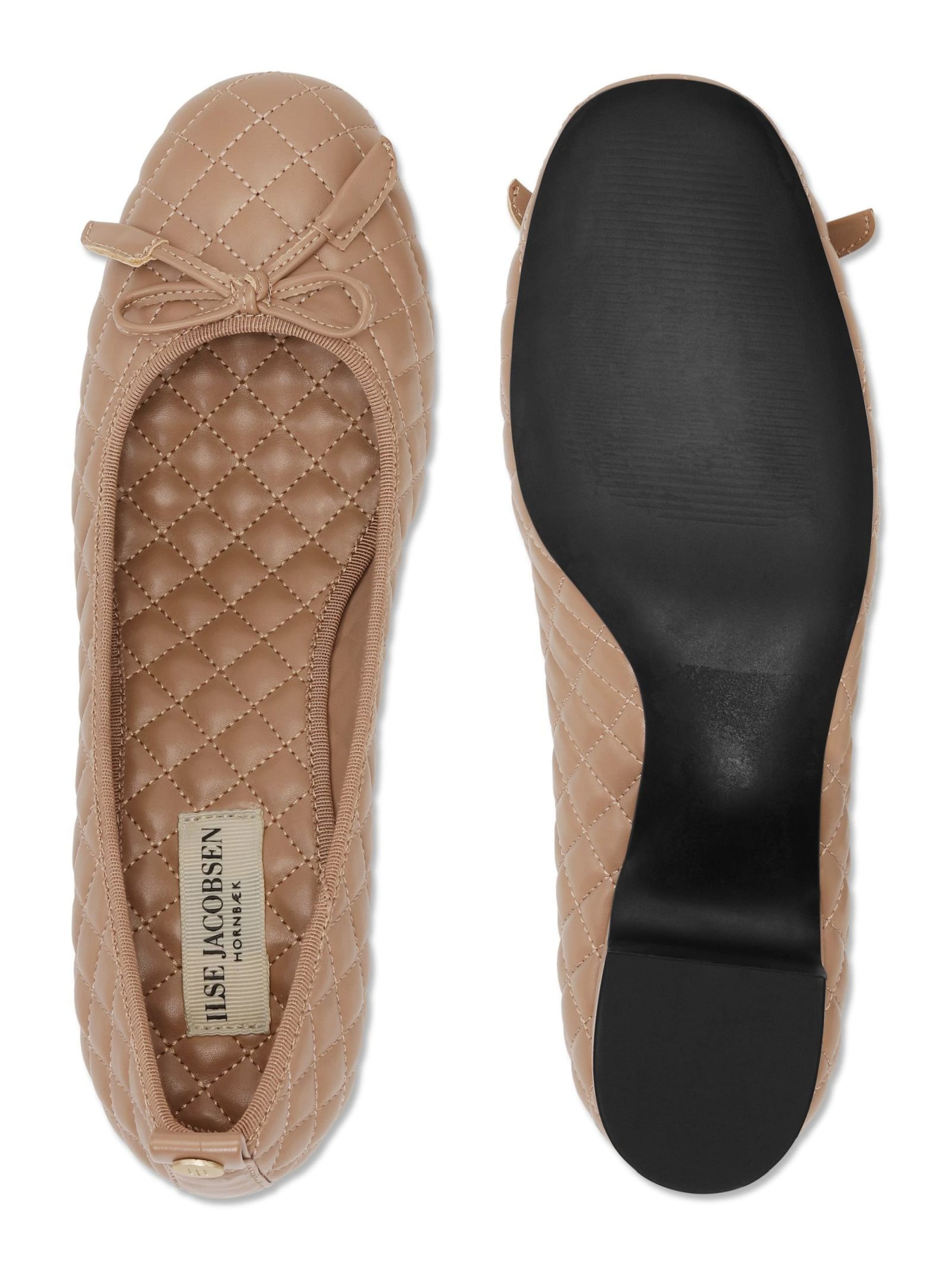 ILSE JACOBSEN Ballerinasko 'Altura03' i beige