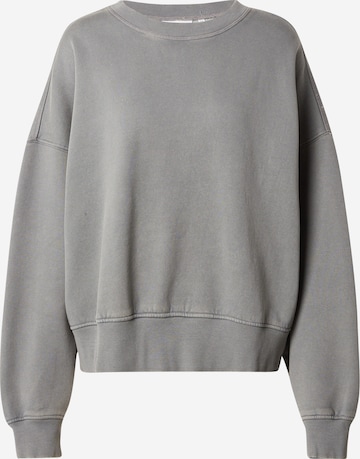 Sweat-shirt WEEKDAY en gris : devant