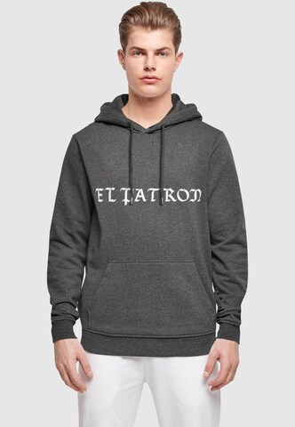 Mister Tee Sweatshirt 'El Patron' in Grijs: voorkant