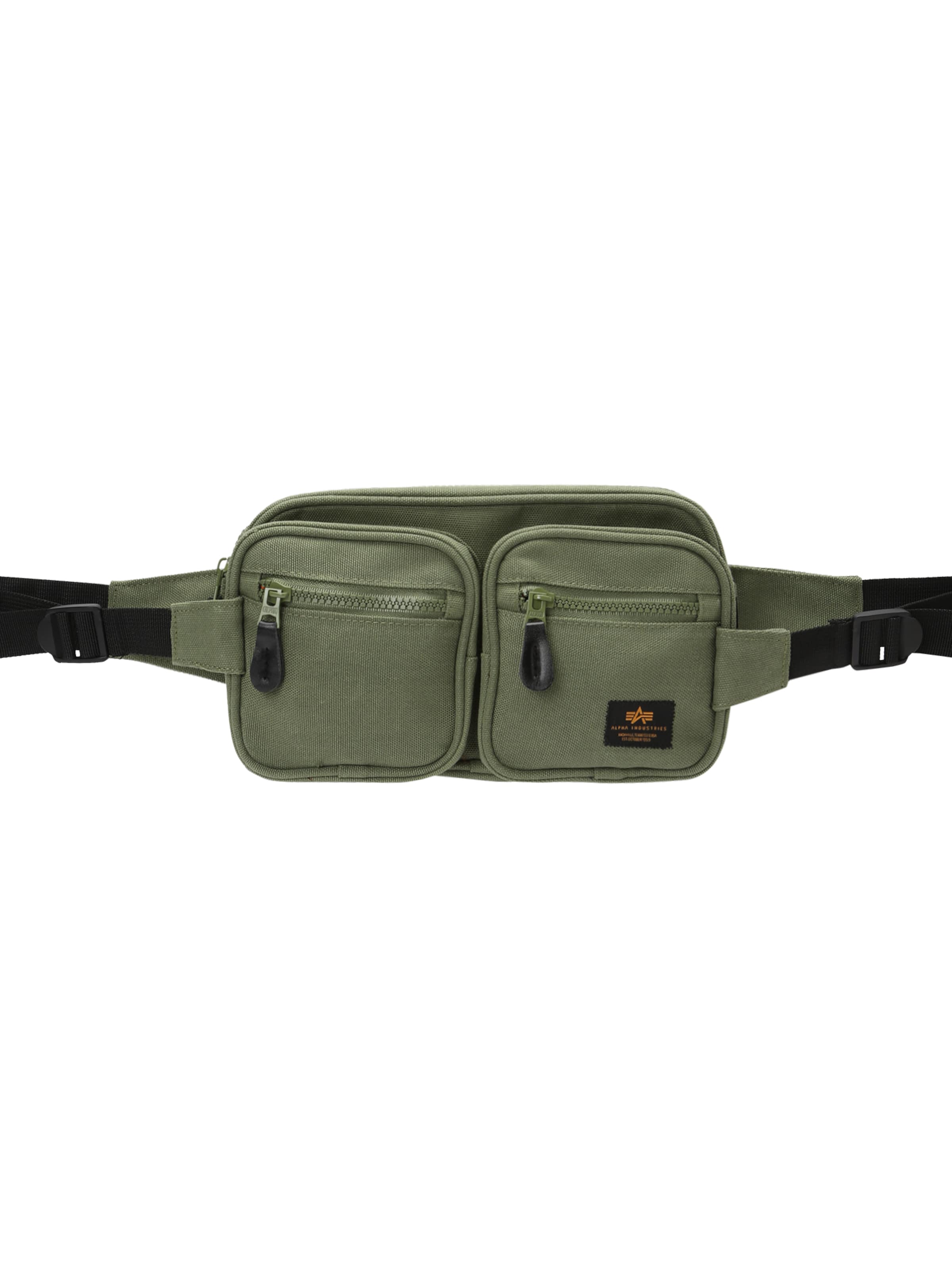 ALPHA INDUSTRIES Ledvinka – zelená: přední strana