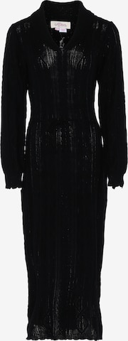 aleva Gebreide jurk in Zwart: voorkant