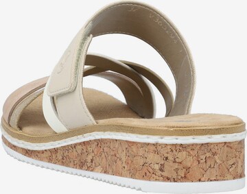 Rieker Mules in Beige