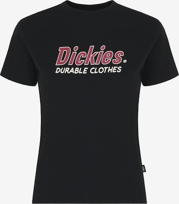 DICKIESMajica 'Williston' - crna boja: prednji dio