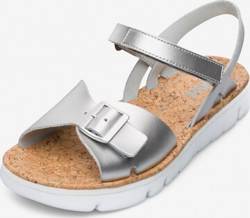 CAMPER Sandalen met riem ' Oruga ' in Zilver: voorkant