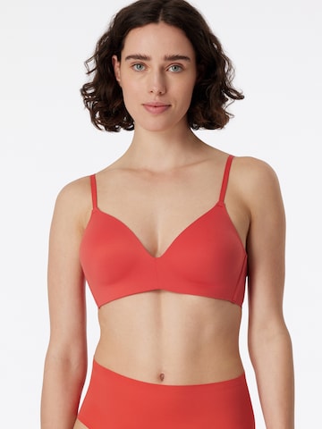 SCHIESSER Regular Bra ' Invisible Soft ' in Red: front