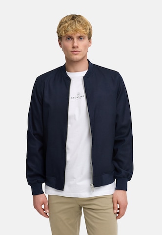 Kronstadt Tussenjas 'Hendrik' in Blauw: voorkant