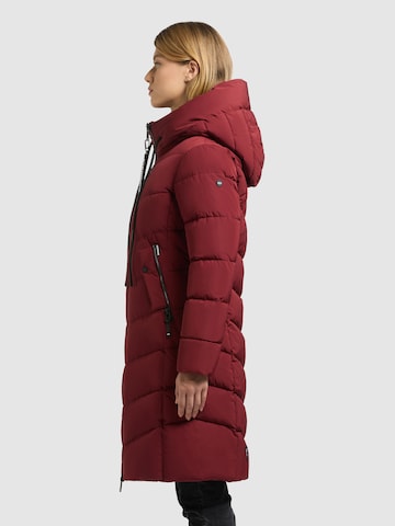 khujo Winter Coat 'Mikia4' in Red
