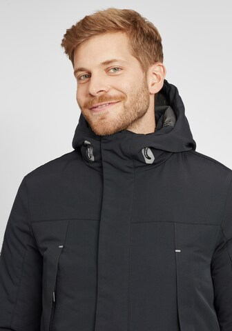 INDICODE JEANS Winter Jacket 'Rader' in Black
