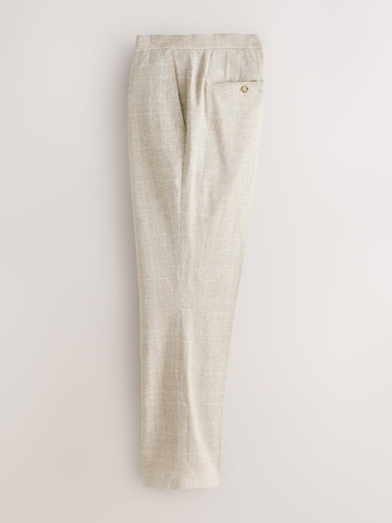 Next Regular Pleat-front trousers in Beige