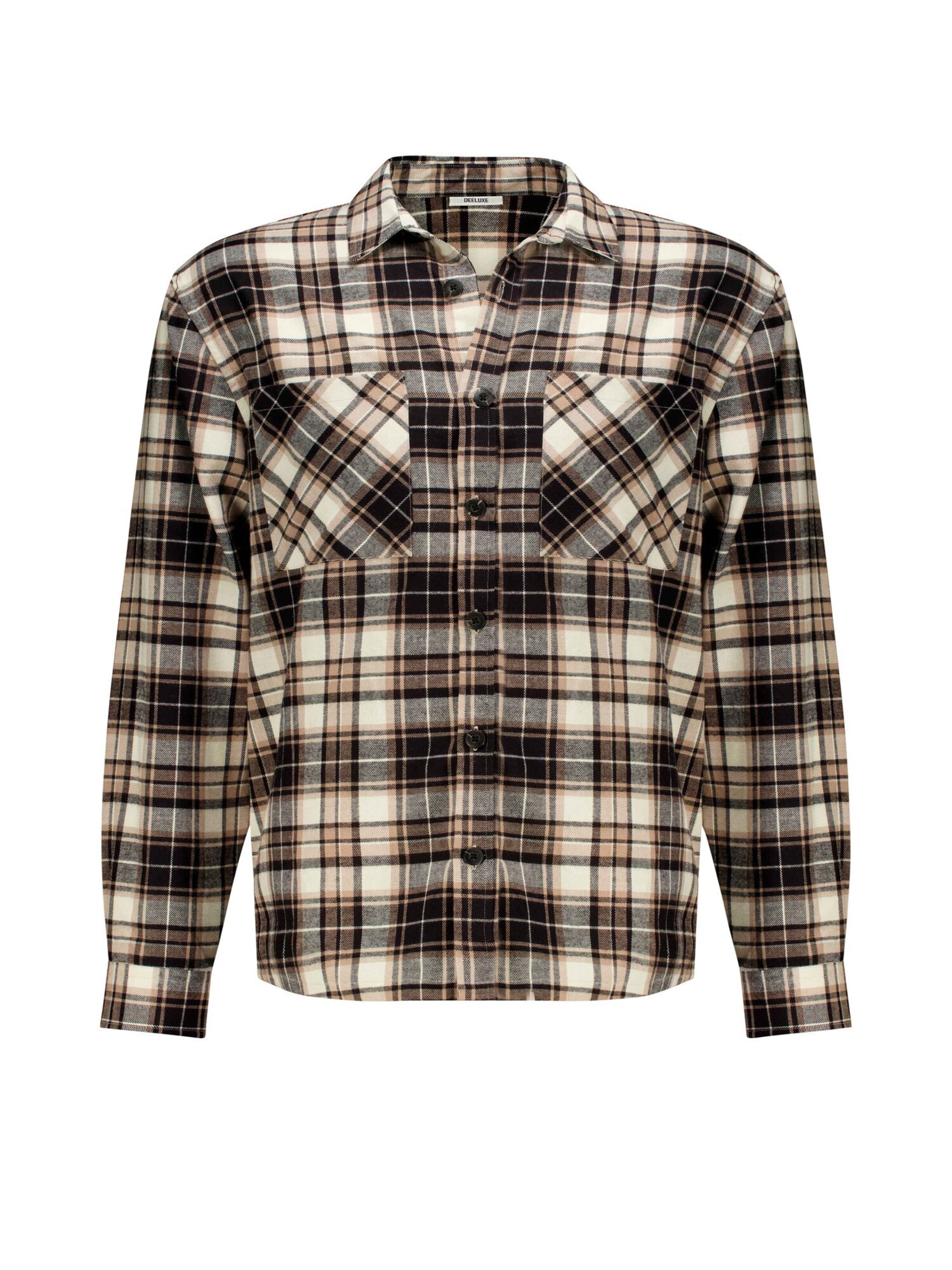 Coupe regular Chemise 'Jasien' Deeluxe en vert : devant