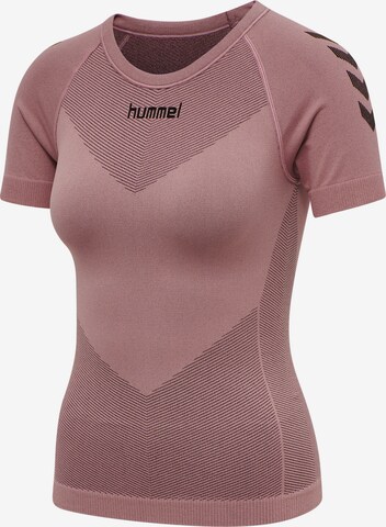 Hummel Camisa funcionais 'First Seamless' em Rosa Escurecido