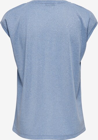 ONLY T-Shirt 'Onlsilvery' in Blau