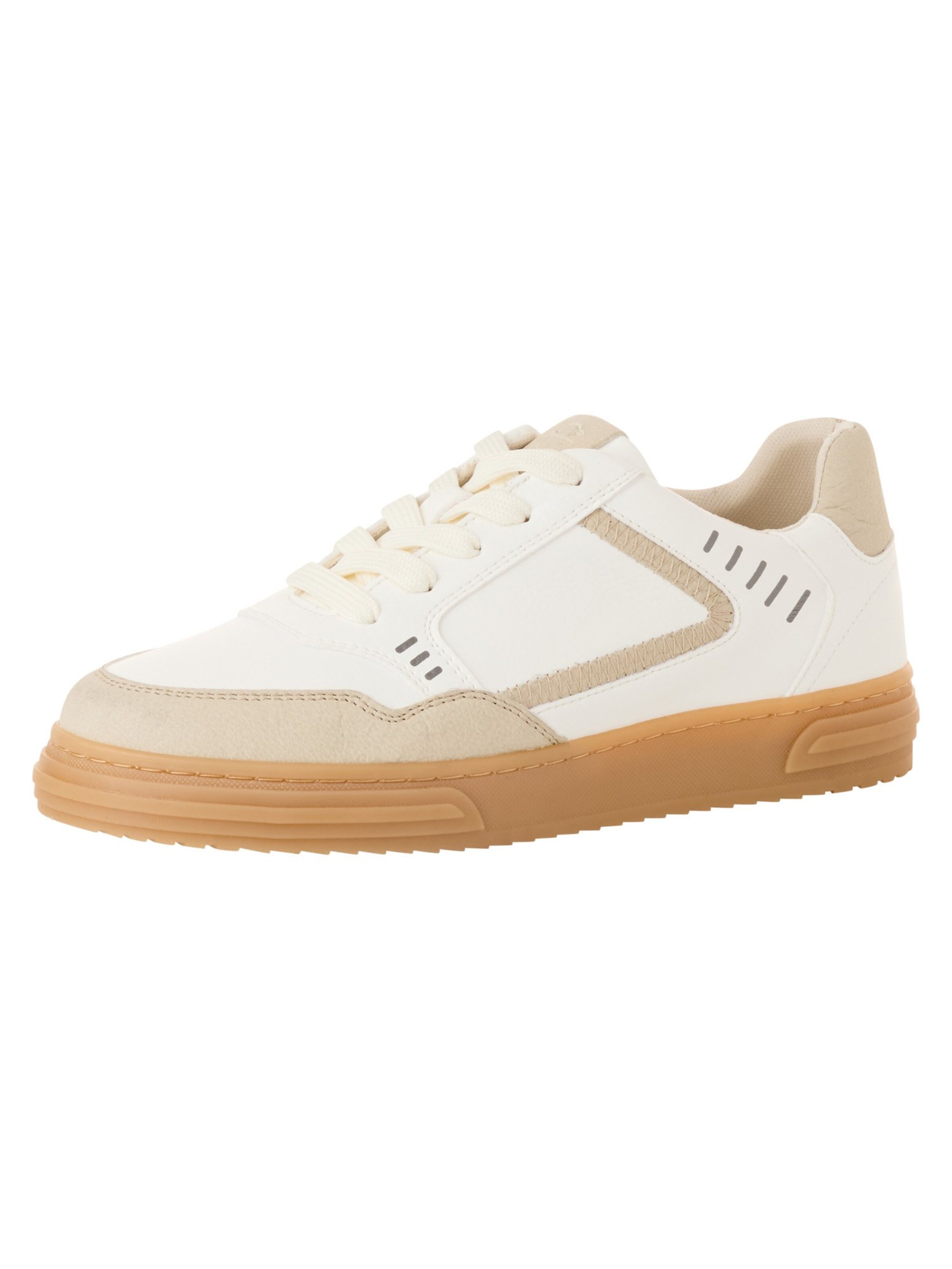 Tamaris Sneakers laag in Wit: voorkant
