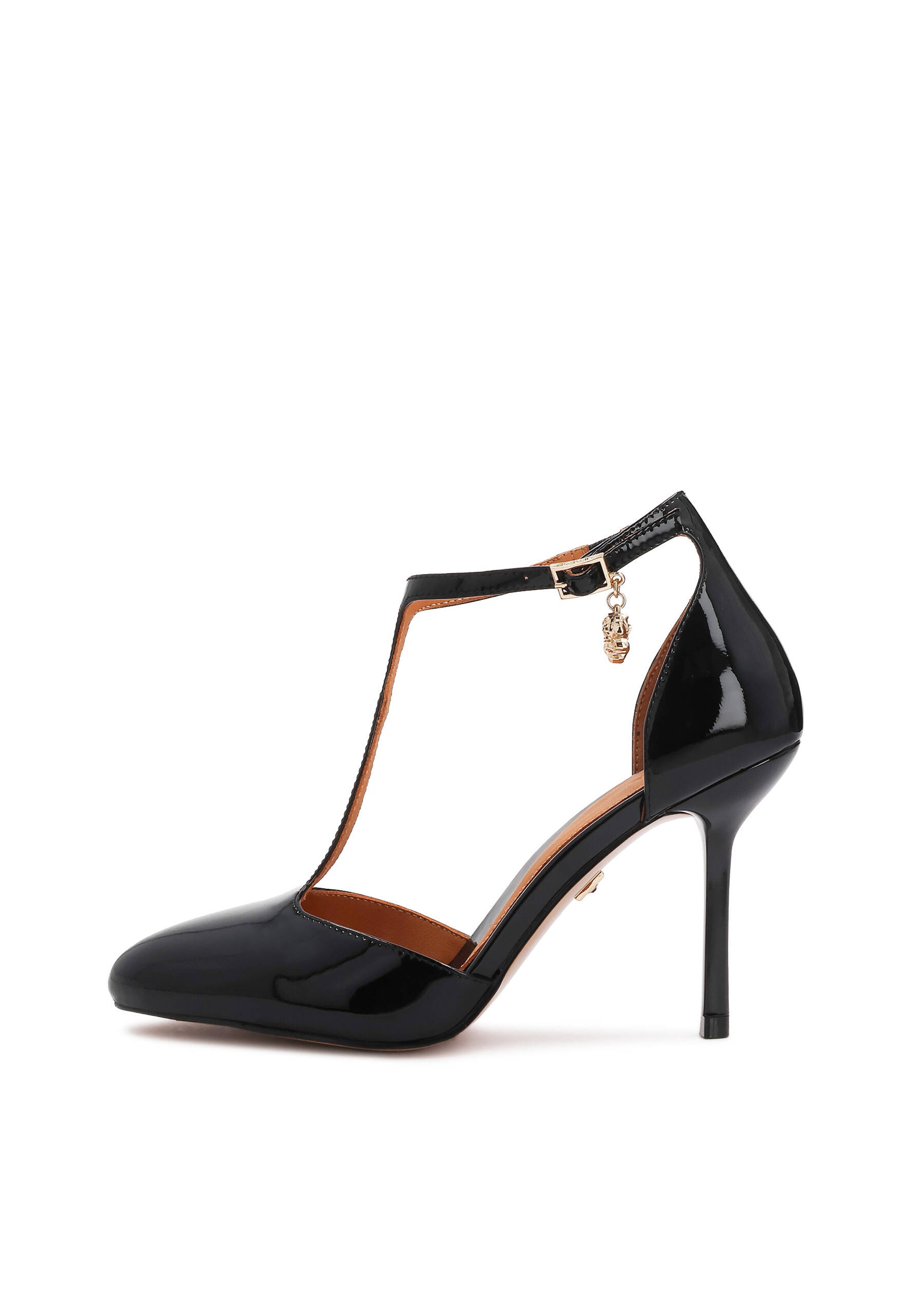 Escarpins Kazar en noir : devant