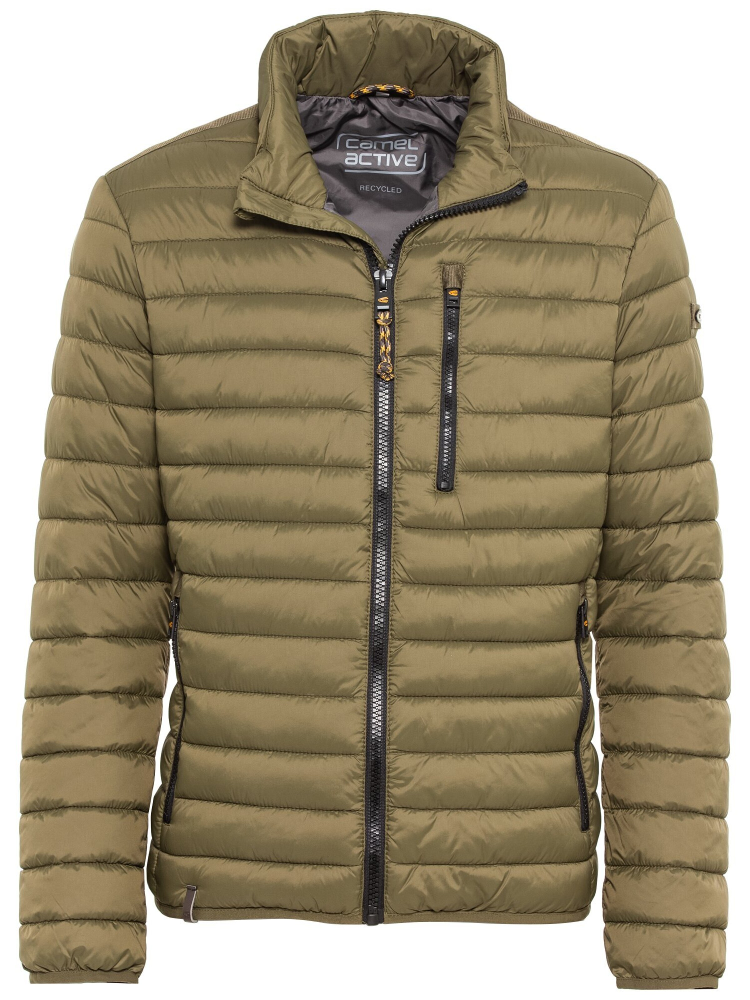 CAMEL ACTIVE Stepp-Blouson aus recyceltem Material in Grün: Vorderseite