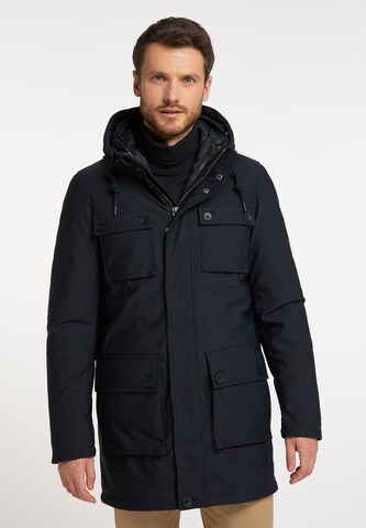 DreiMaster Klassik Winterparka in Blauw: voorkant