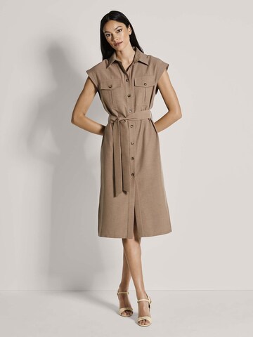 Robe MADELEINE en marron : devant