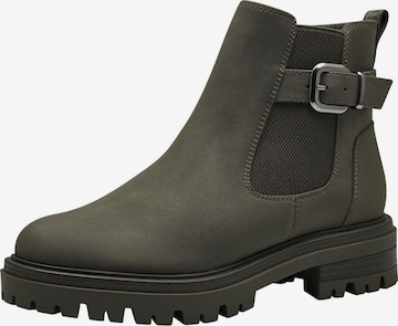 TAMARIS Chelsea boots in Groen: voorkant