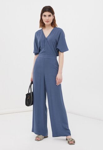Finn Flare Jumpsuit 'Summer Breeze V' in Blauw: voorkant