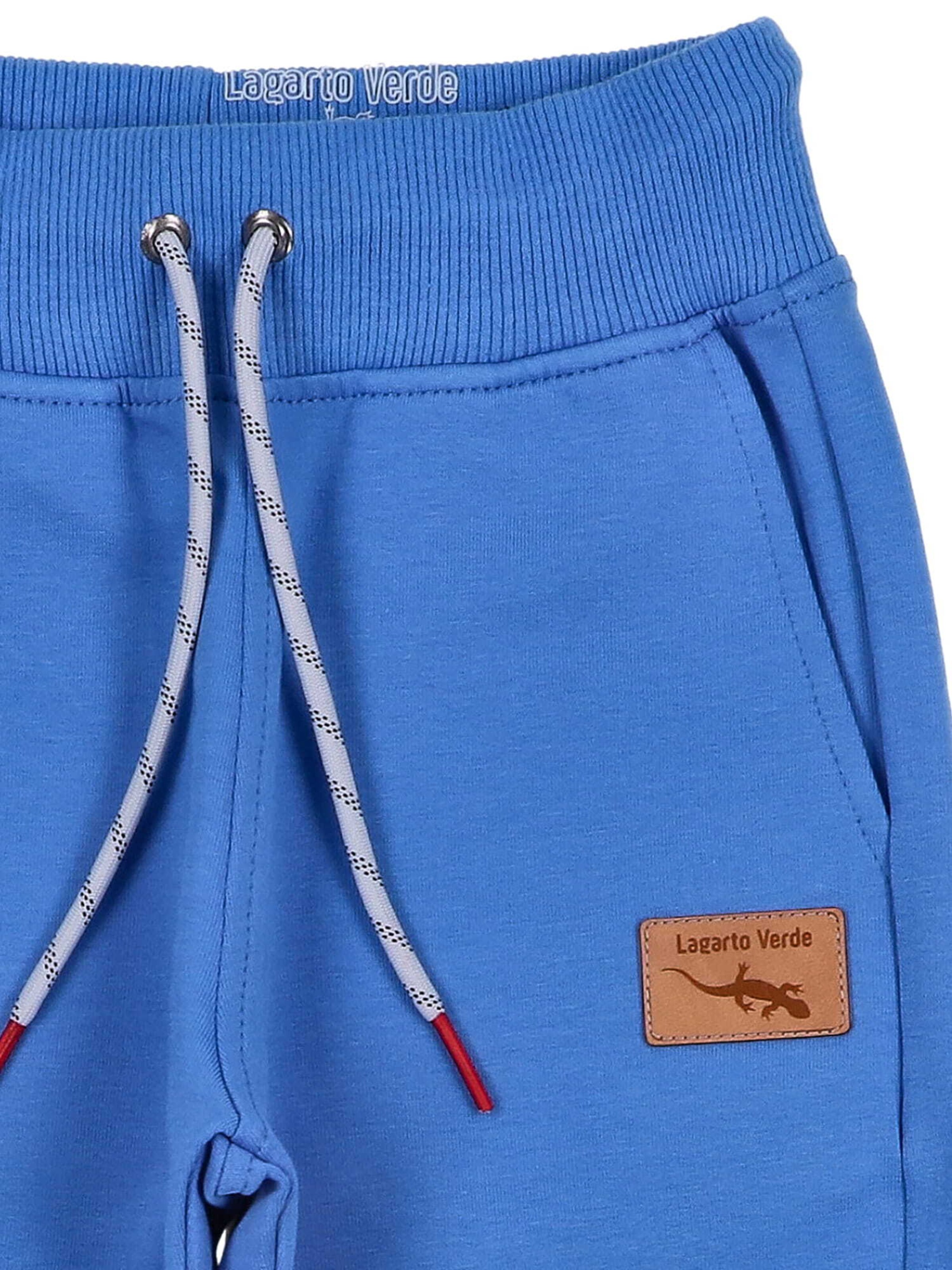 Lagarto Verde Tapered Broek 'Eidechse' in Blauw