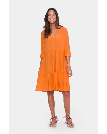 SAINT TROPEZ Dress 'Eda' in Orange