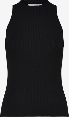 SELECTED FEMME Knitted Top 'Solina' in Black: front