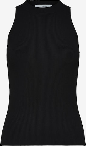 SELECTED FEMME Knitted Top 'Solina' in Black: front