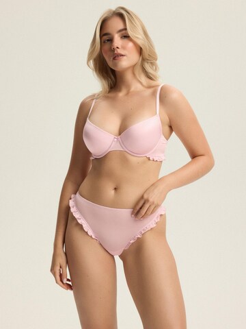ESOTIQ - Push-up Sujetador 'Bügel-BH Allisia, glatte Cups' en rosa