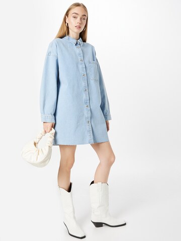 NA-KD Shirt Dress in Blue