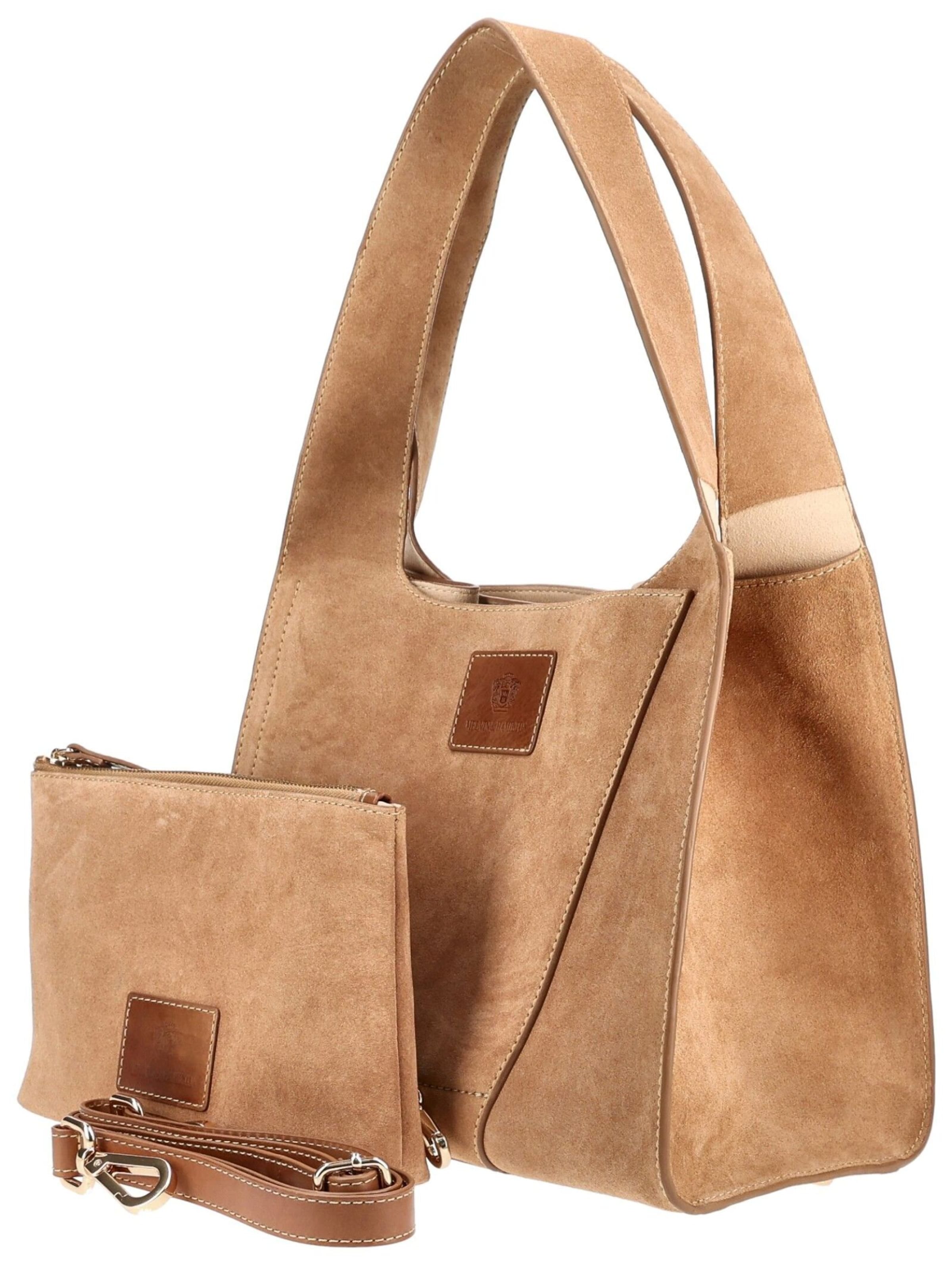 MELVIN & HAMILTON Shoulder bag in Brown: front