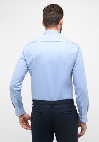 ETERNA Slim fit Button Up Shirt in Blue