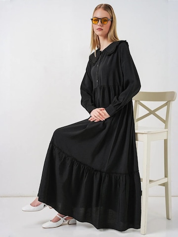 Bigdart Midi Kleid in Schwarz