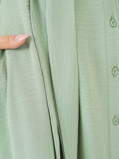 Bigdart Robe-chemise en vert clair, Vue avec produit