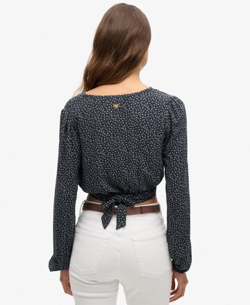 Superdry Blouse 'Vintage' in Blauw
