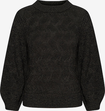 SOAKED IN LUXURY Sweater 'Pointa' in Black: front
