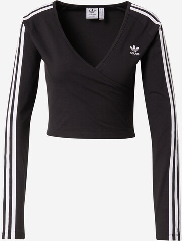 ADIDAS ORIGINALS Shirt in Black: front