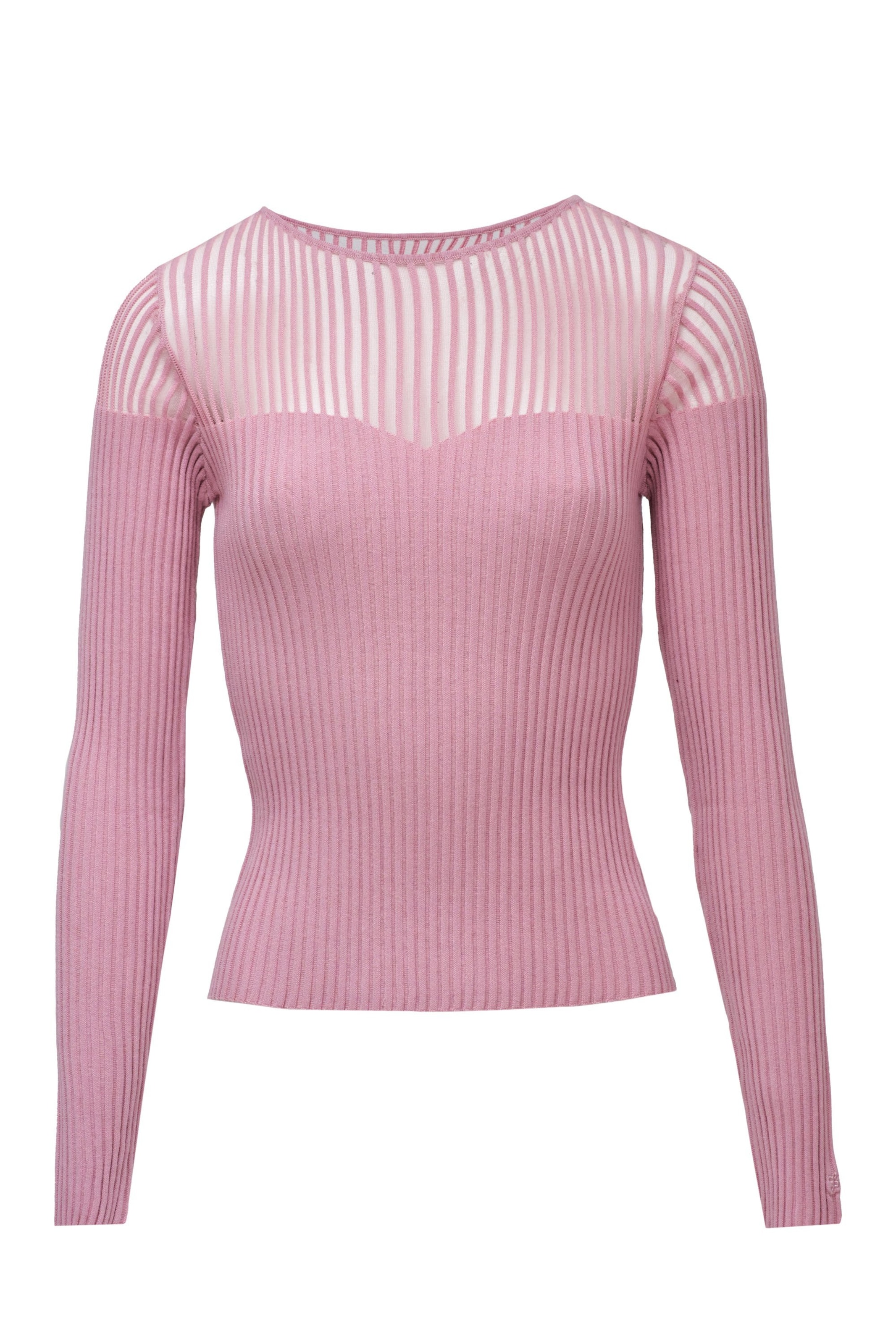 Salsa Jeans Trui in Roze: voorkant