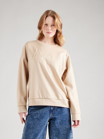 Weekend Max Mara Свитшот в Бежевый: спереди