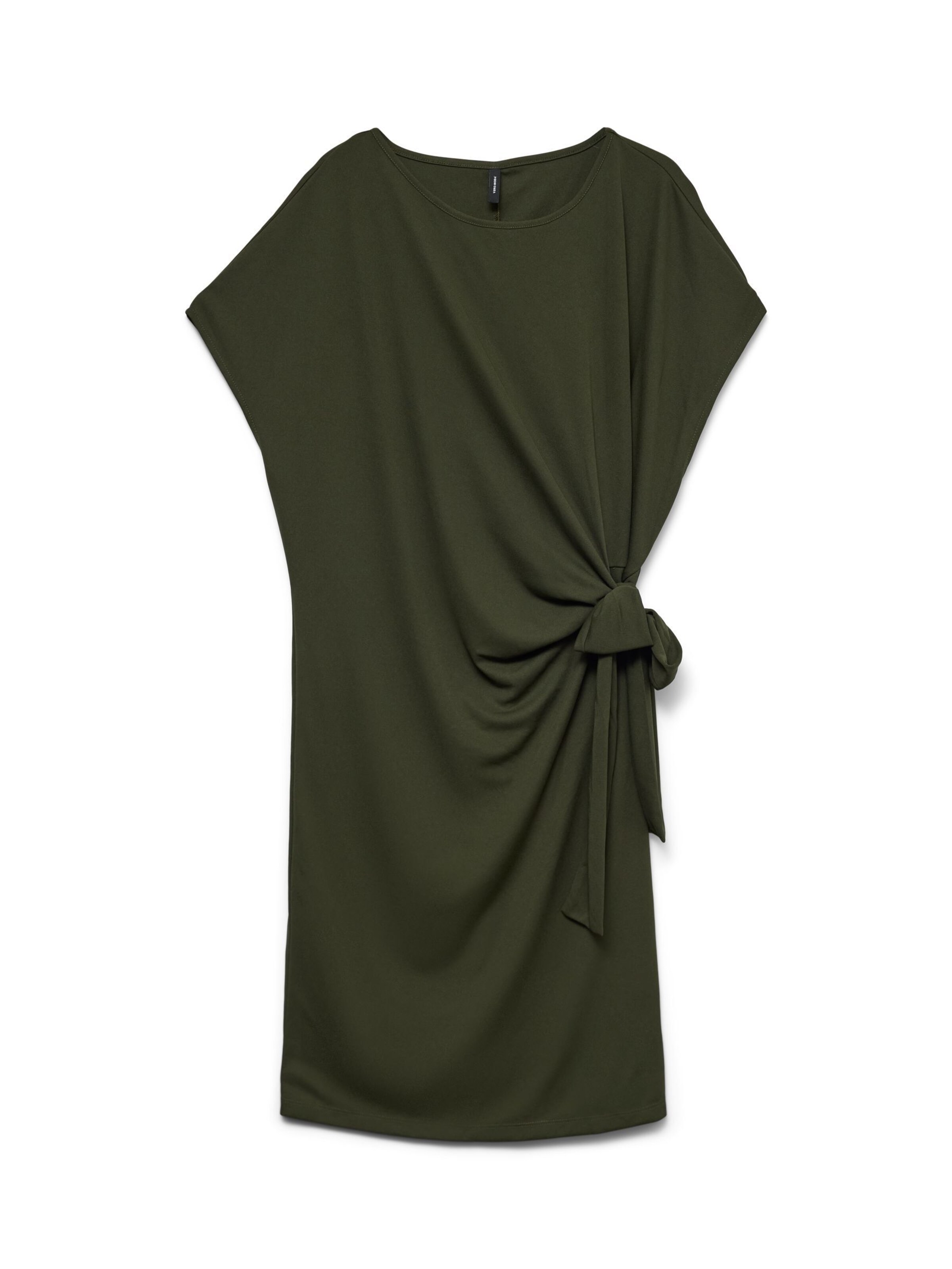 Vero Moda Curve Kleid 'VMCLENA' in Grün: Vorderseite